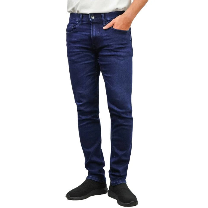 Cotton/Polyester/Spintex Denim Low Rise Skinny Triple Jeans