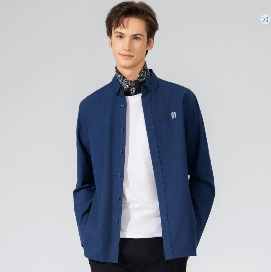 Men's Lion Cotton Oxford Shirt