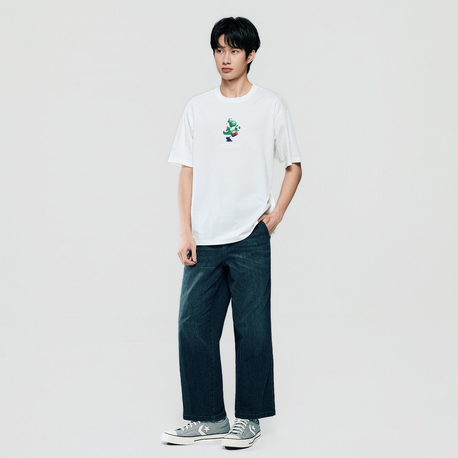 Men's Super Mario Relaxed Print Tee