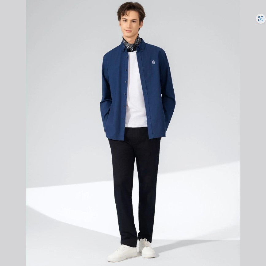 Men's Lion Cotton Oxford Shirt