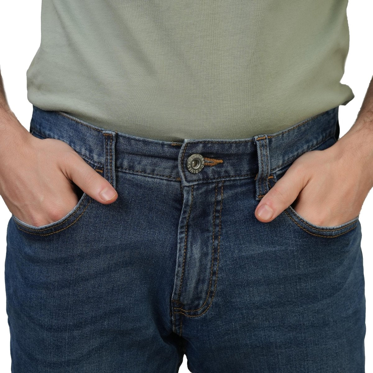 Men’s Low Rise Skinny Taper Stretch Denim Jeans