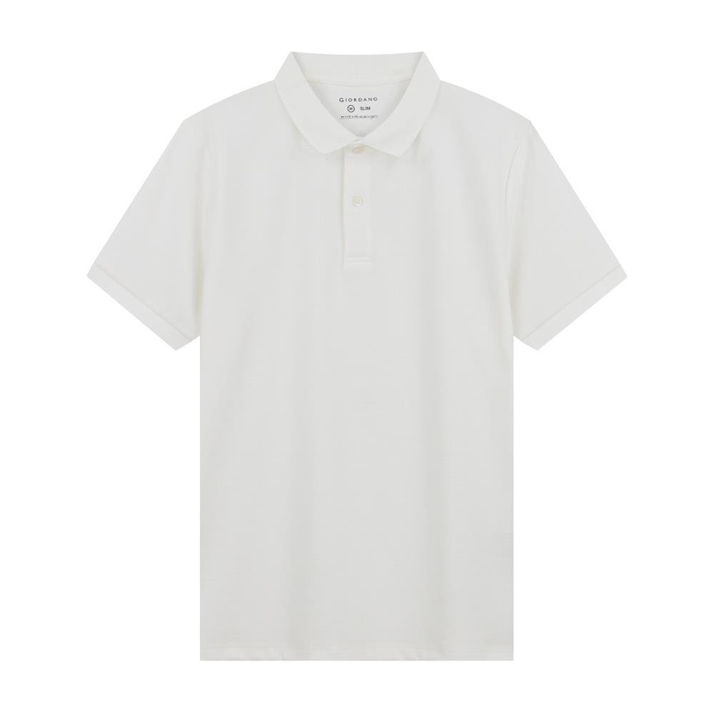 Men's Slim Waffle Knit Premium Polo