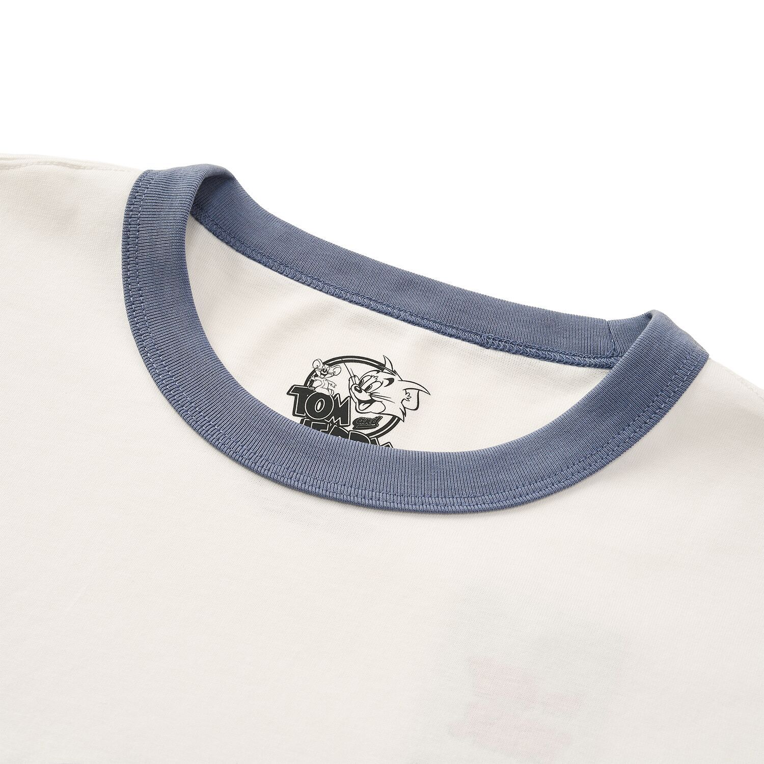 Men's Relaxed Fit Tom & Jerry Cotton Print Tee