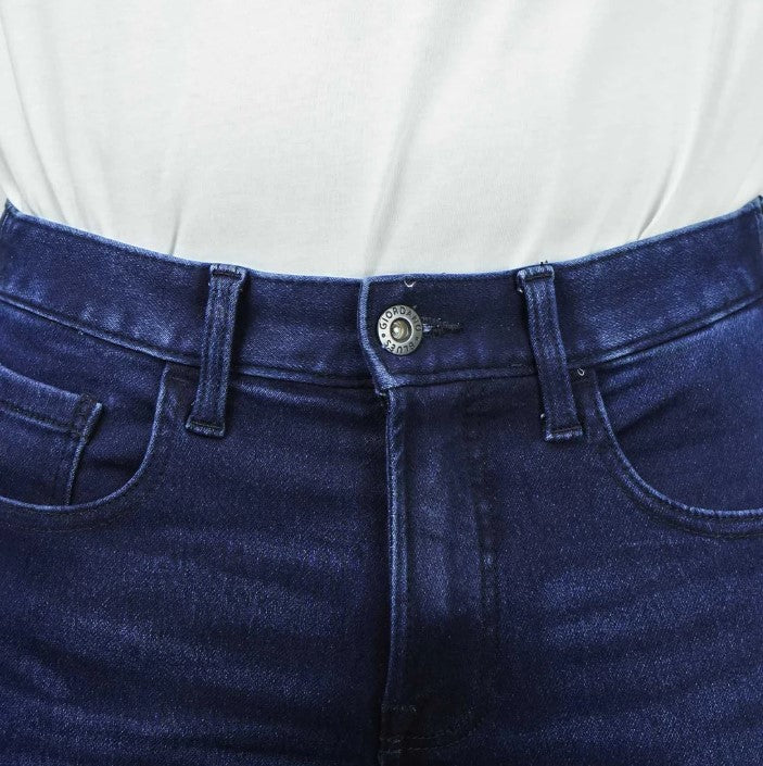 Cotton/Polyester/Spintex Denim Low Rise Skinny Triple Jeans