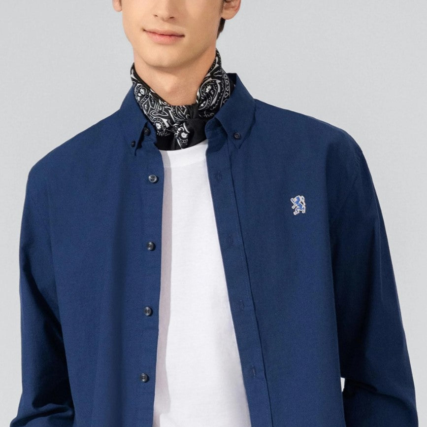 Men's Lion Cotton Oxford Shirt