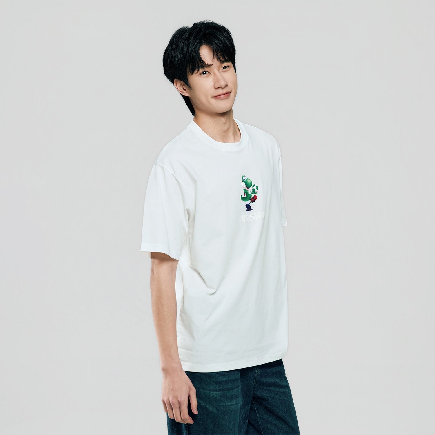 Men's Super Mario Relaxed Print Tee