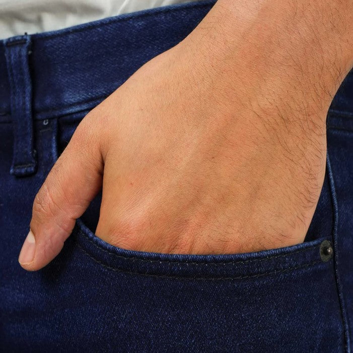 Cotton/Polyester/Spintex Denim Low Rise Skinny Triple Jeans