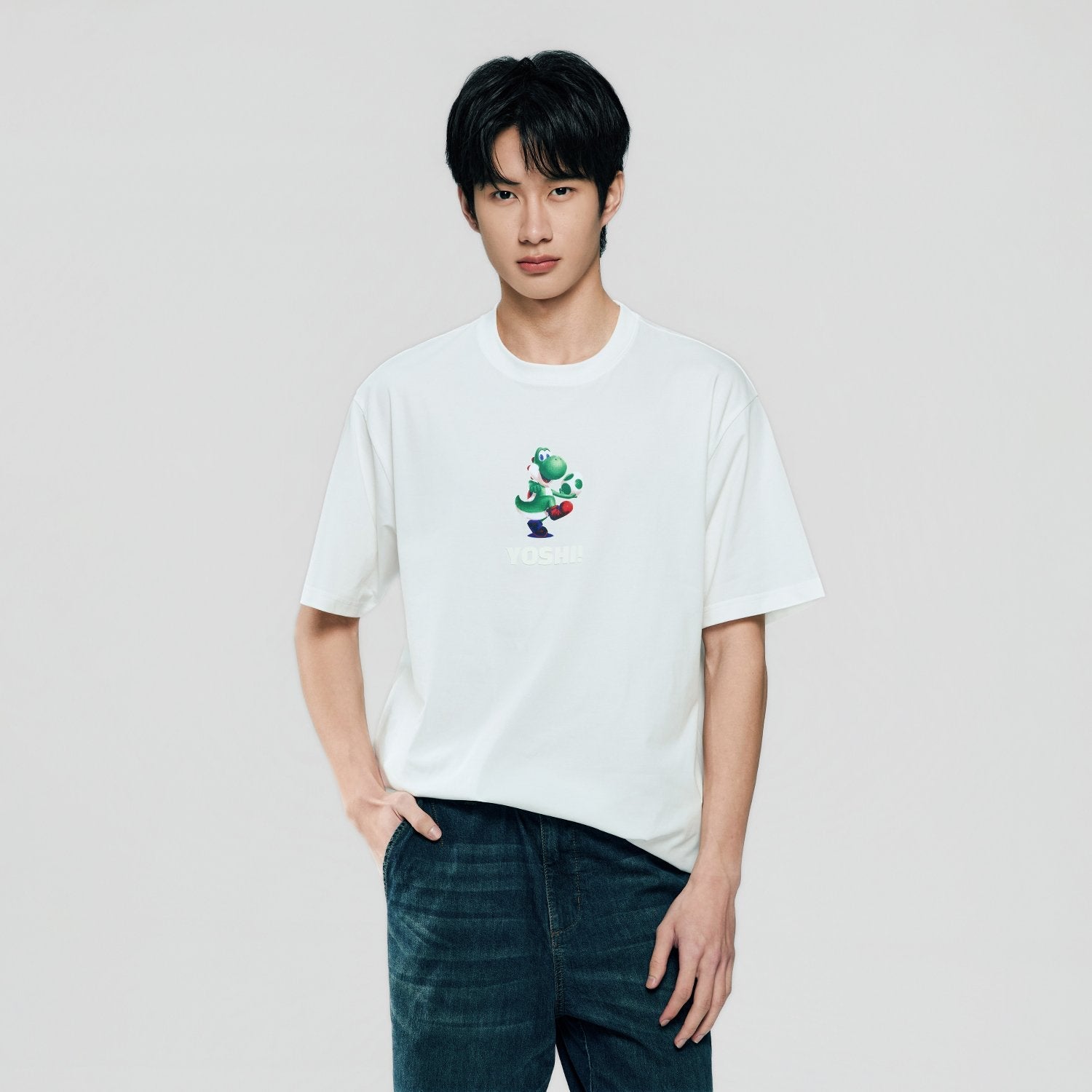 Men's Super Mario Relaxed Print Tee