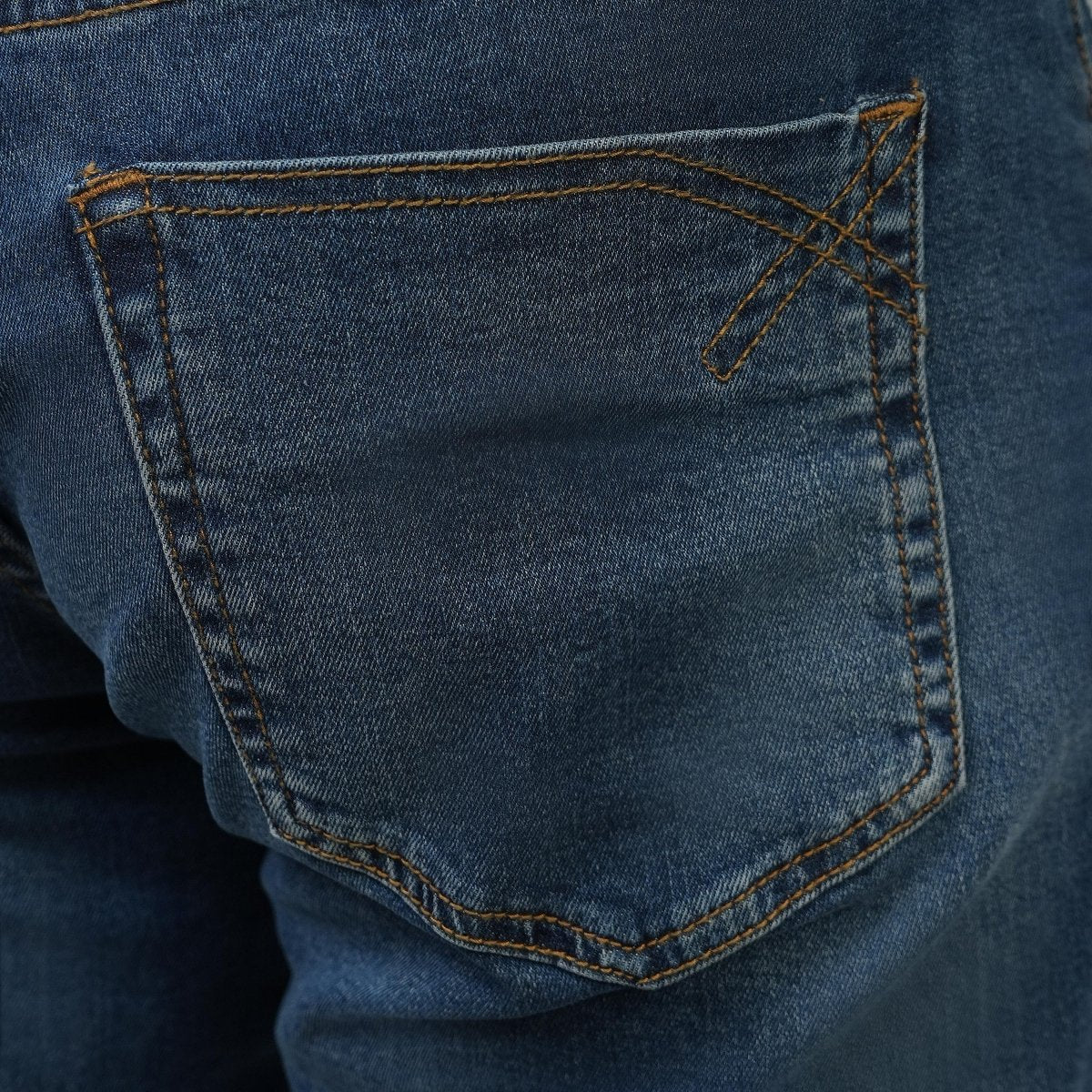 Men’s Low Rise Skinny Taper Stretch Denim Jeans
