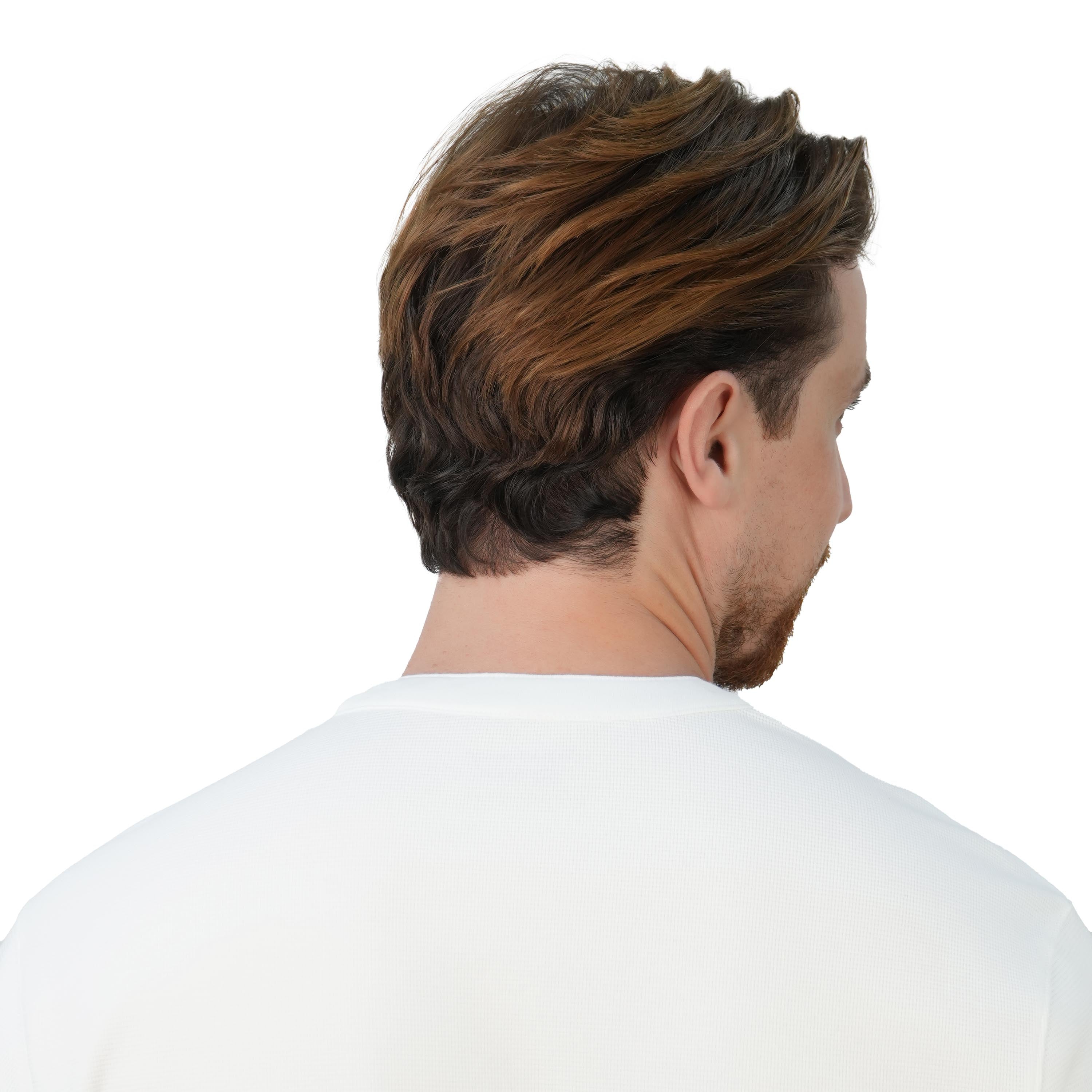 Men's Long Sleeve Stretch Waffle Henley Tee