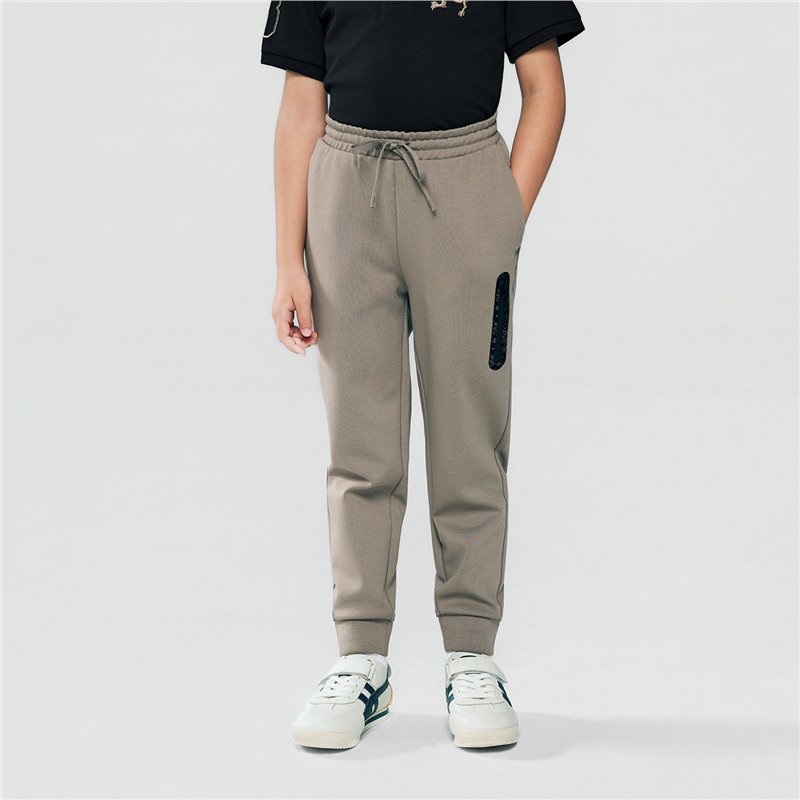 Junior's Interlock Regular Taper Elastic Waist Jogger