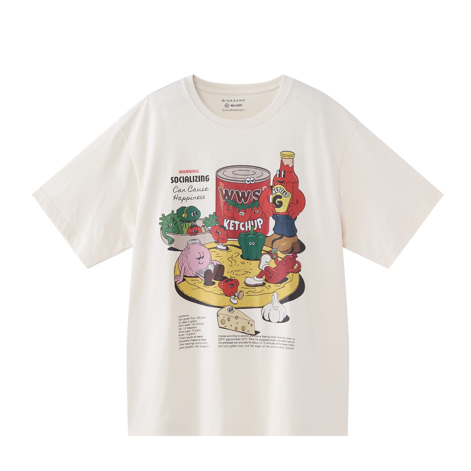 Men’S Graphic Print Cotton Jersey Tee – Relaxed Fit