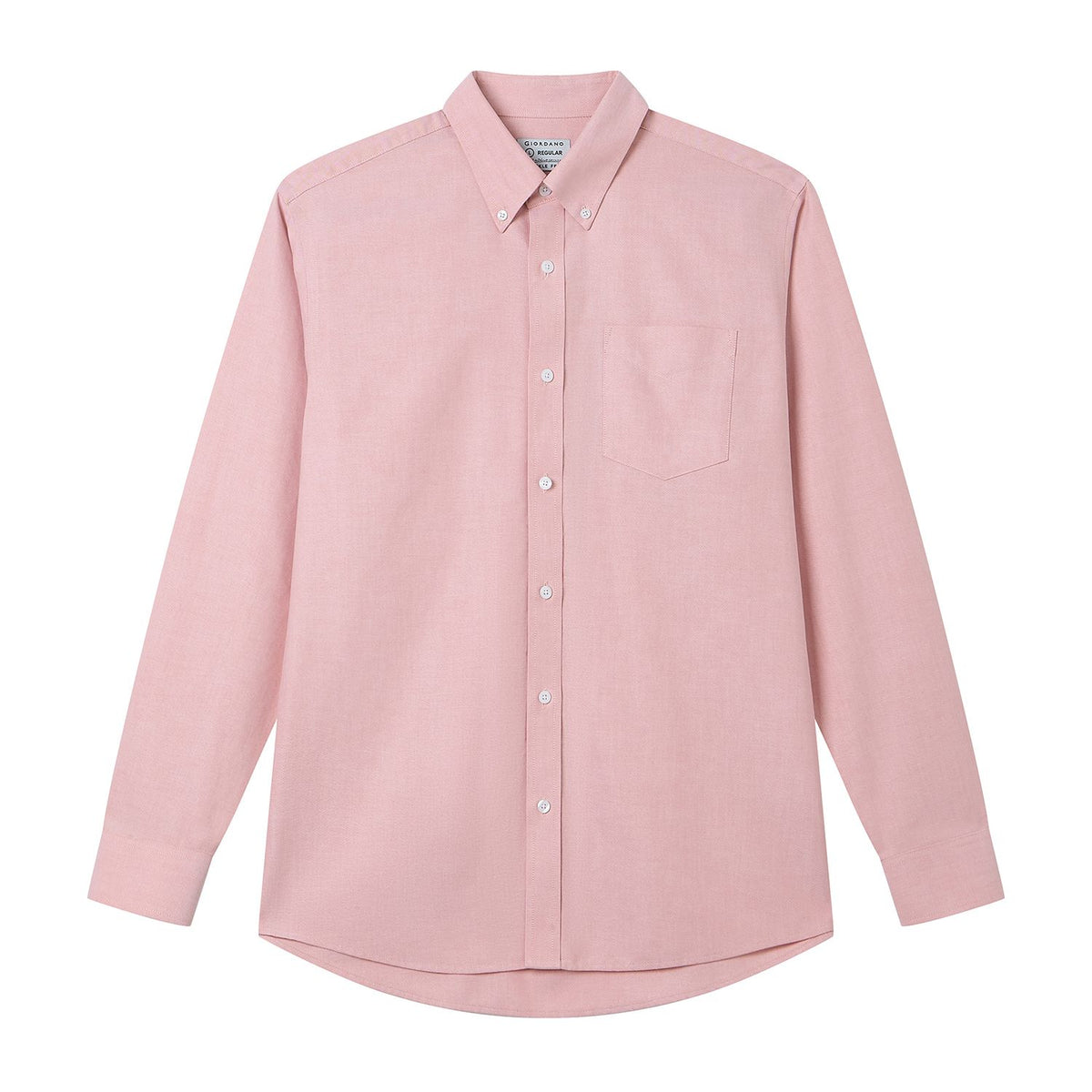 Men’s Cotton Long-Sleeve Wrinkle-Free Shirt