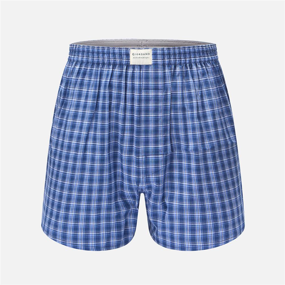 Men's Regular Fit Cotton Poplin Boxers 3-Pack