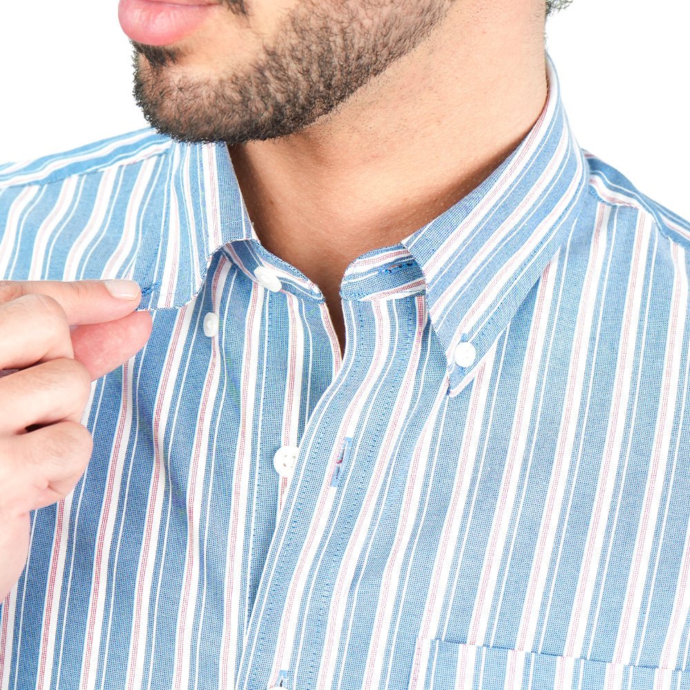 Men’s Cotton Oxford Wrinkle Free Long-Sleeve Shirt