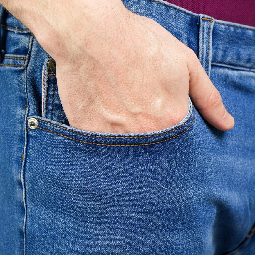 Cotton/Polyester/Spintex Denim Low Rise Skinny Triple Jeans