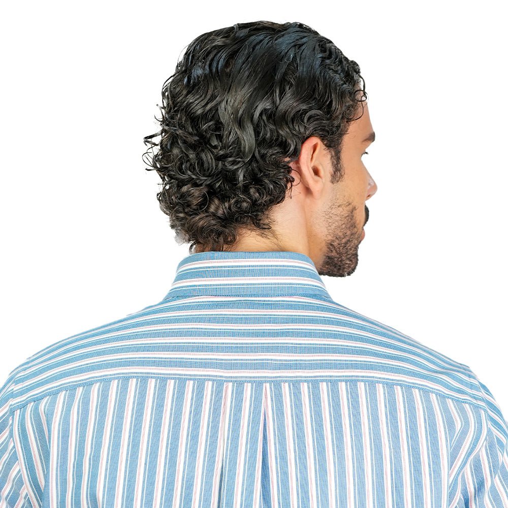 Men’s Cotton Oxford Wrinkle Free Long-Sleeve Shirt
