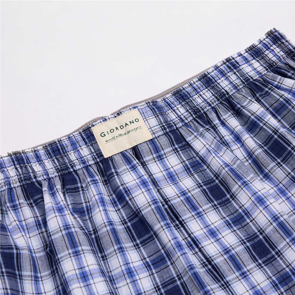 Men's Regular Fit Cotton Poplin Boxers 3-Pack