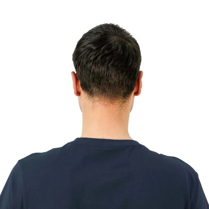 Men's Cotton Crewneck Tee With Signature Print