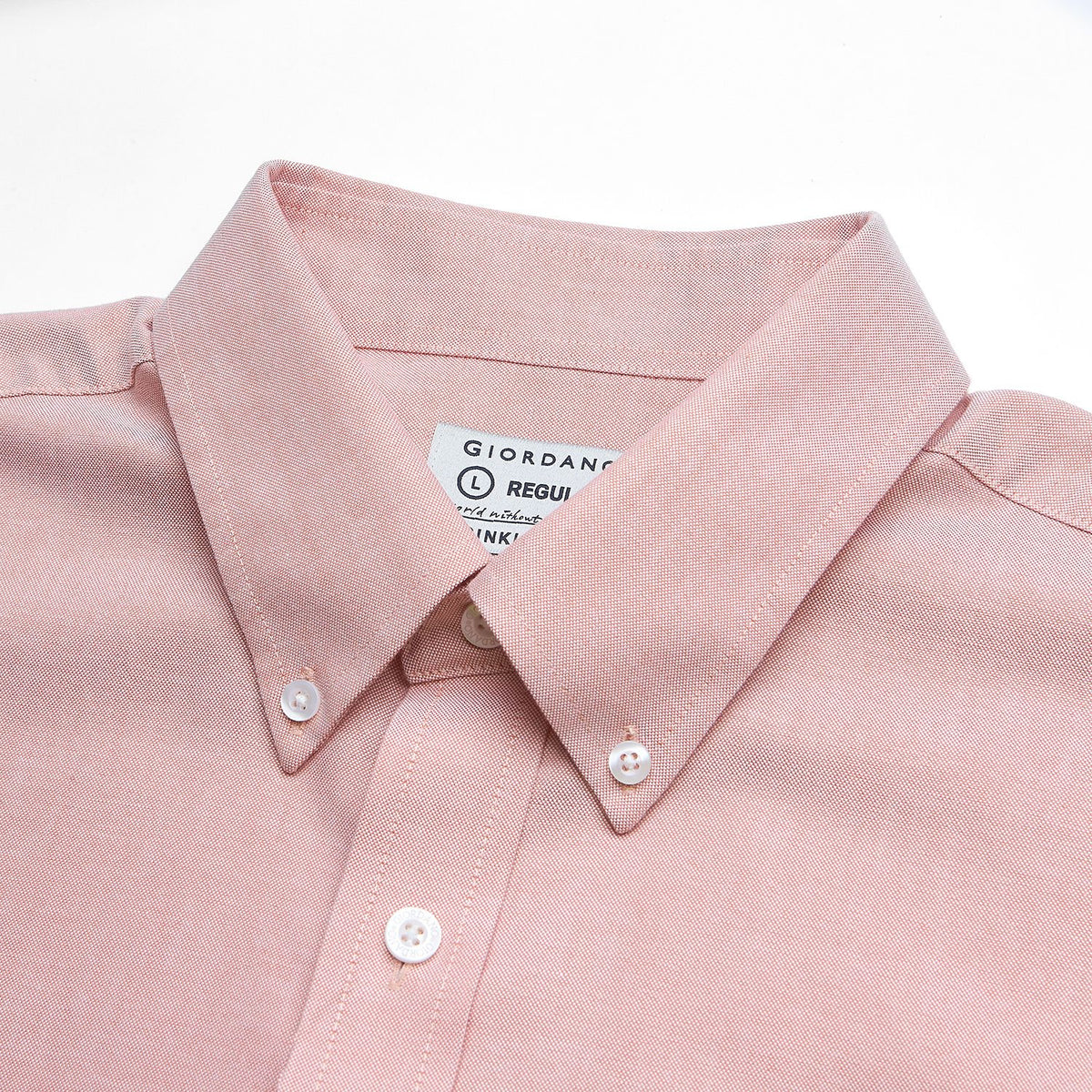 Men’s Cotton Long-Sleeve Wrinkle-Free Shirt