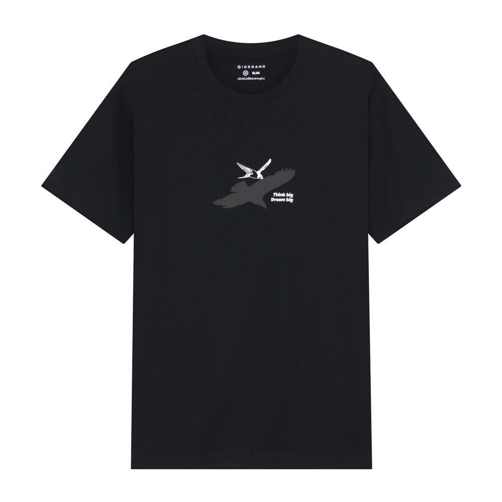 تي شيرت رجالي من القطن الجيرسي المطبوع