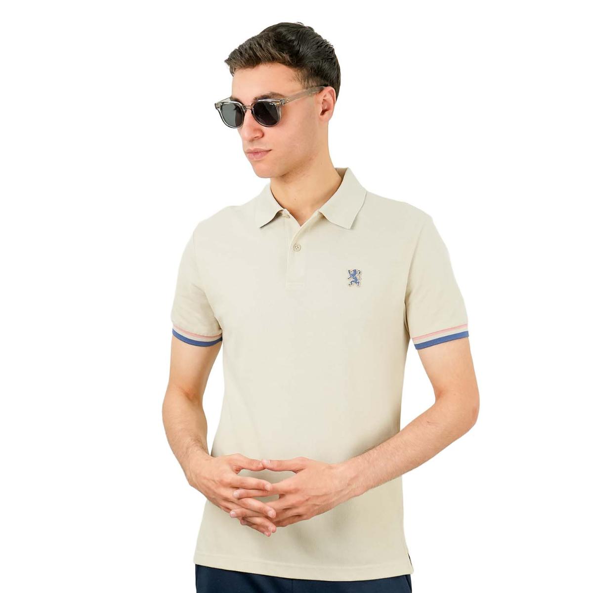 Men's Performance Polo: Classic Piqué, Tipped Collar, Embroidered Detail