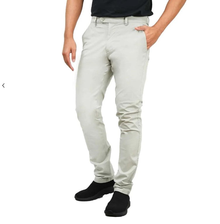 Men's Cotton Spandex Twill Slim Fit Khakis