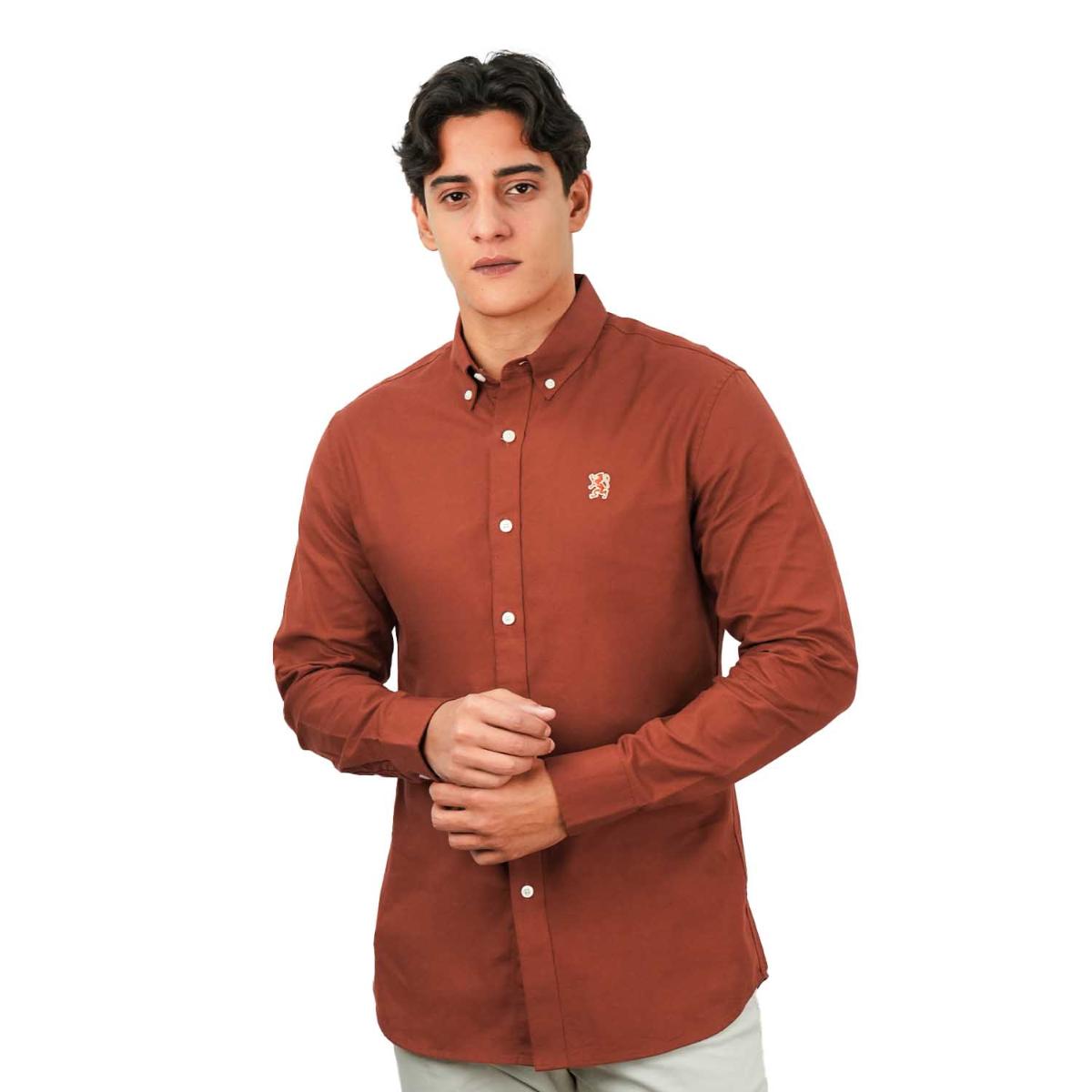 Men's Lion Cotton Oxford Shirt