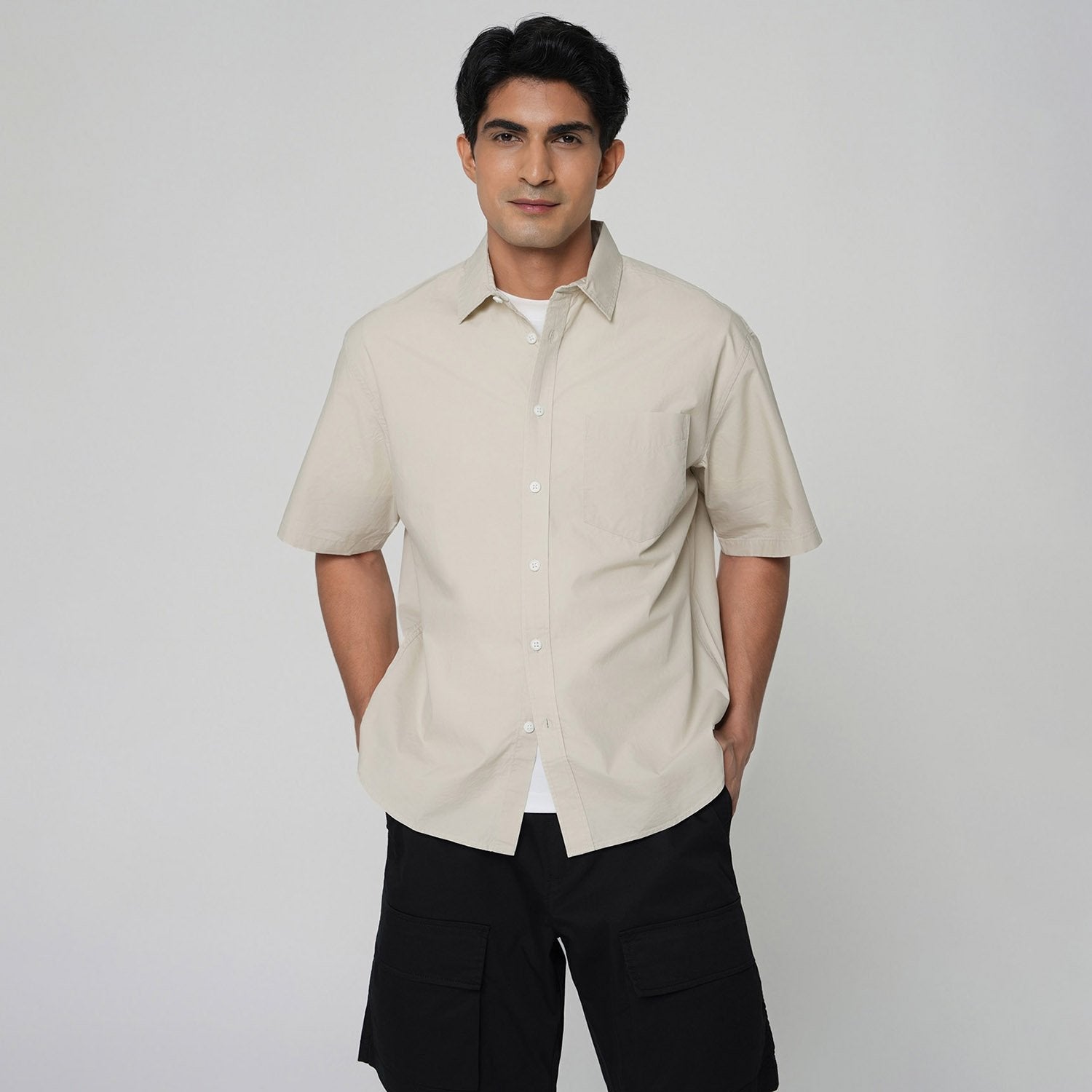 Men's Half Sleeve Regular Fit Shirt