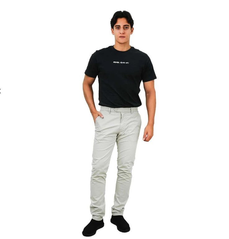 Men's Cotton Spandex Twill Slim Fit Khakis