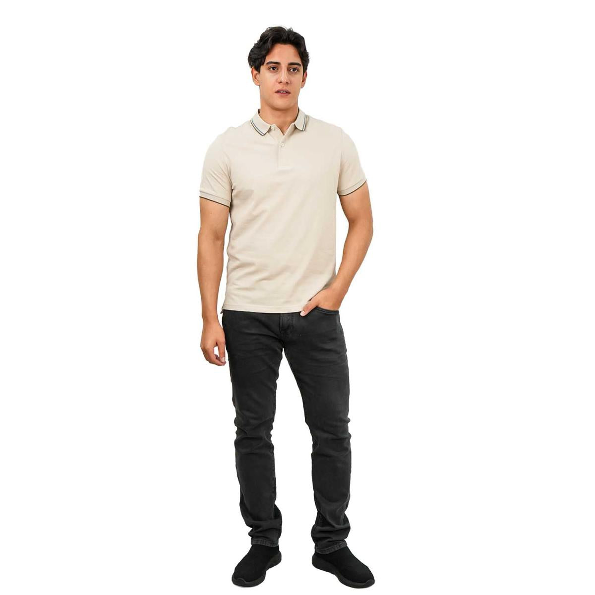 Men's Slim Fit Pique Polo: Elevated Comfort, Modern Style