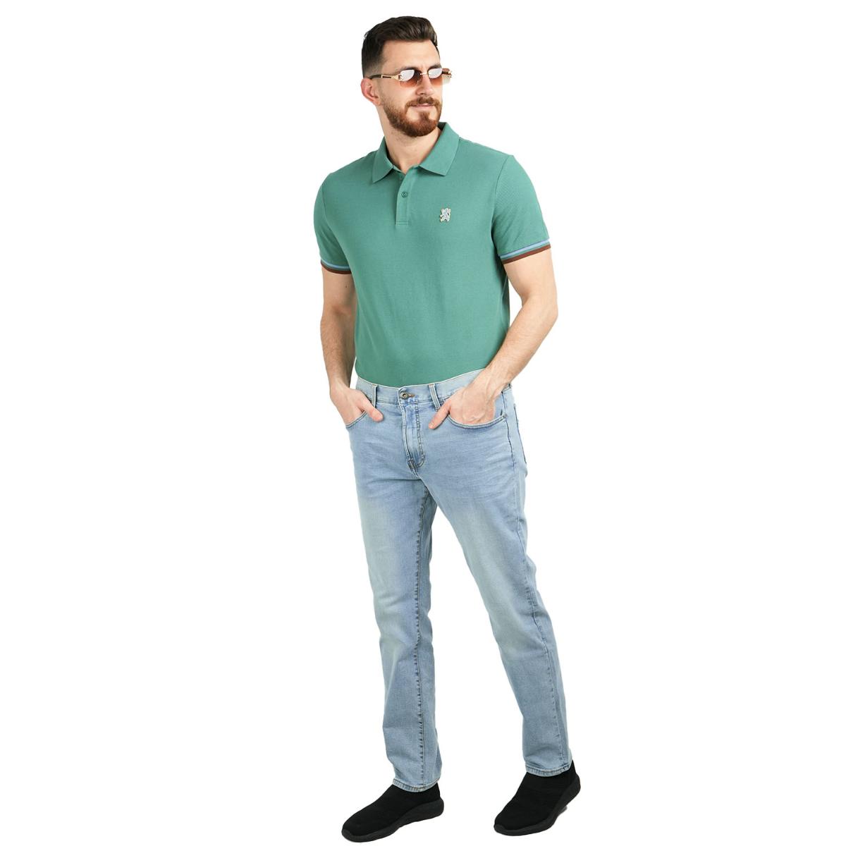 Men’s Stretch Denim Low Rise Skinny Tapered Jeans (180° Expandable Waistband)