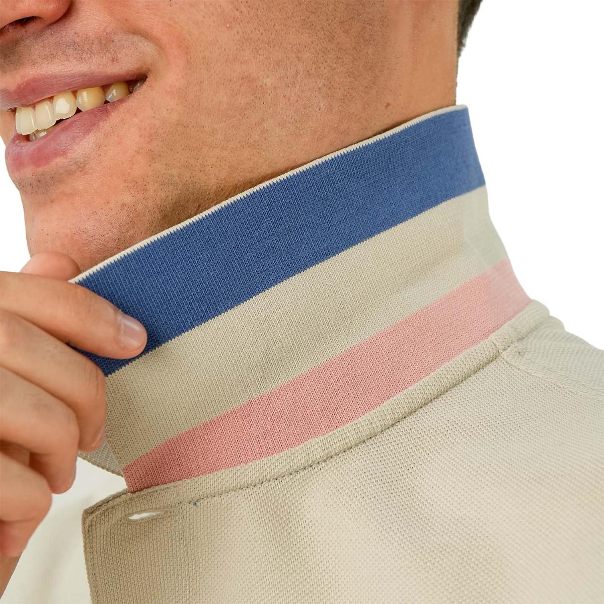 Men's Performance Polo: Classic Piqué, Tipped Collar, Embroidered Detail