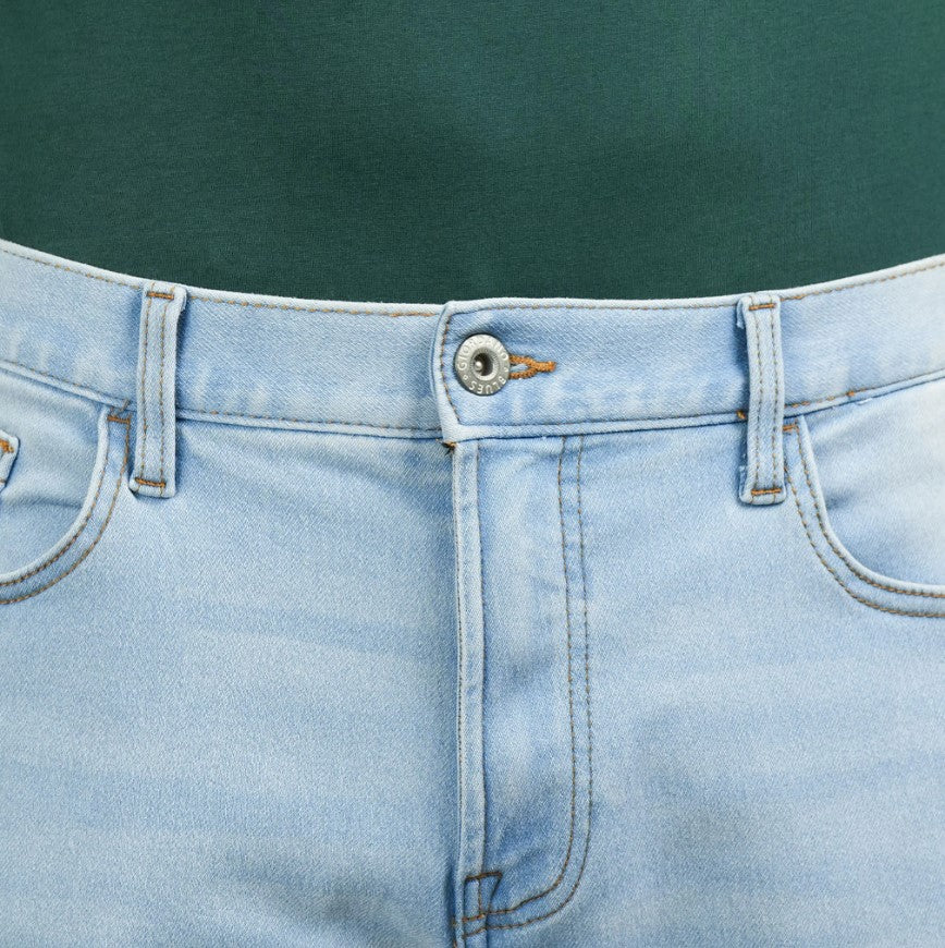 Cotton/Polyester/Spintex Denim Low Rise Skinny Triple Jeans