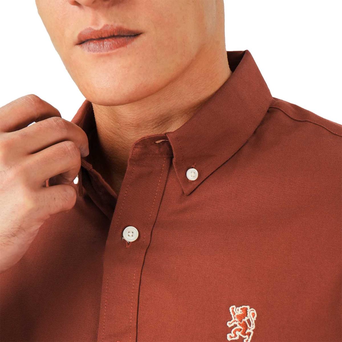 Men's Lion Cotton Oxford Shirt