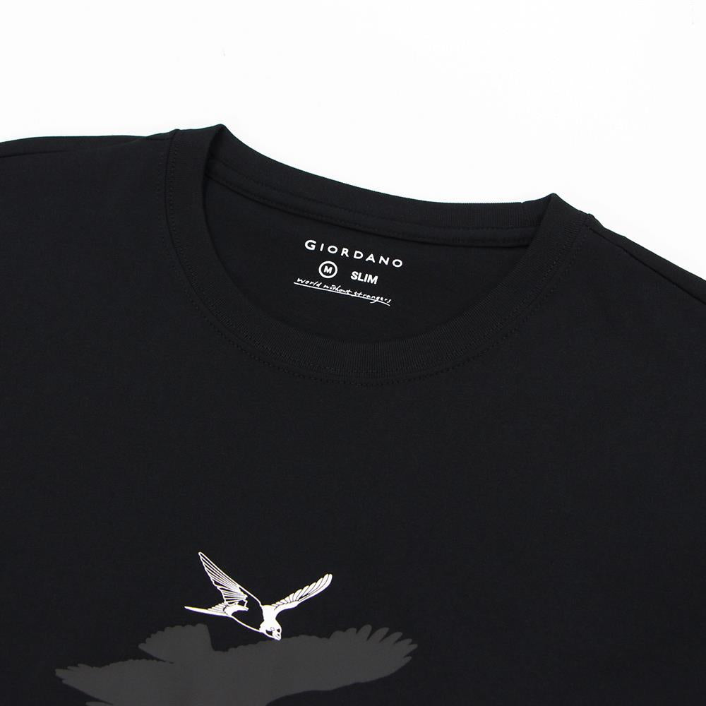 تي شيرت رجالي من القطن الجيرسي المطبوع