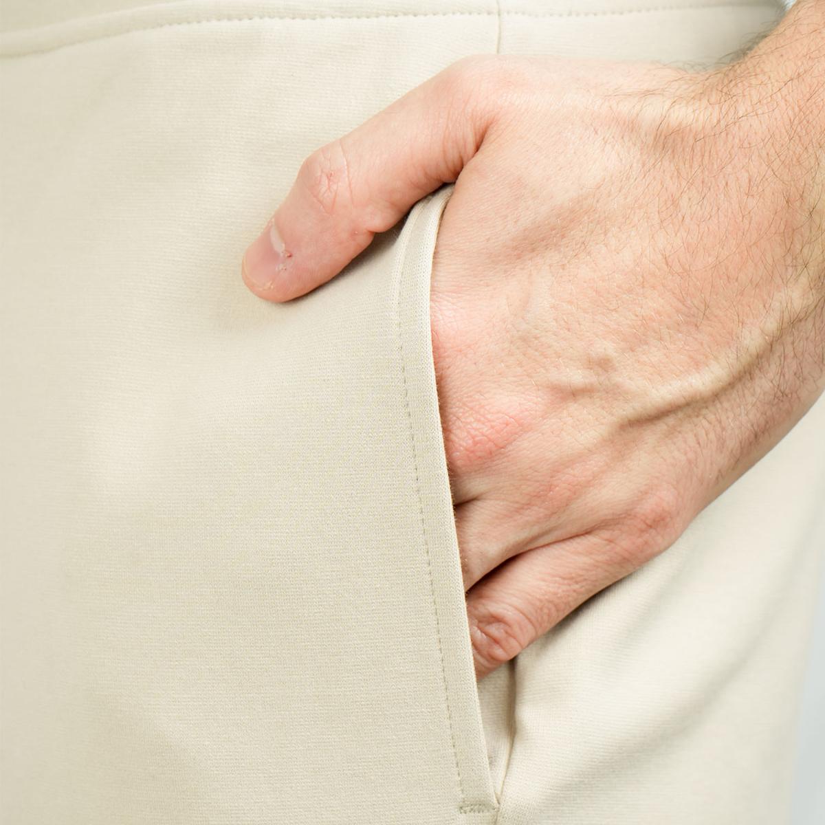 Men's Joggers Cotton/Polyester/Spandex Interlock Slim Tpril Pocket Jogger