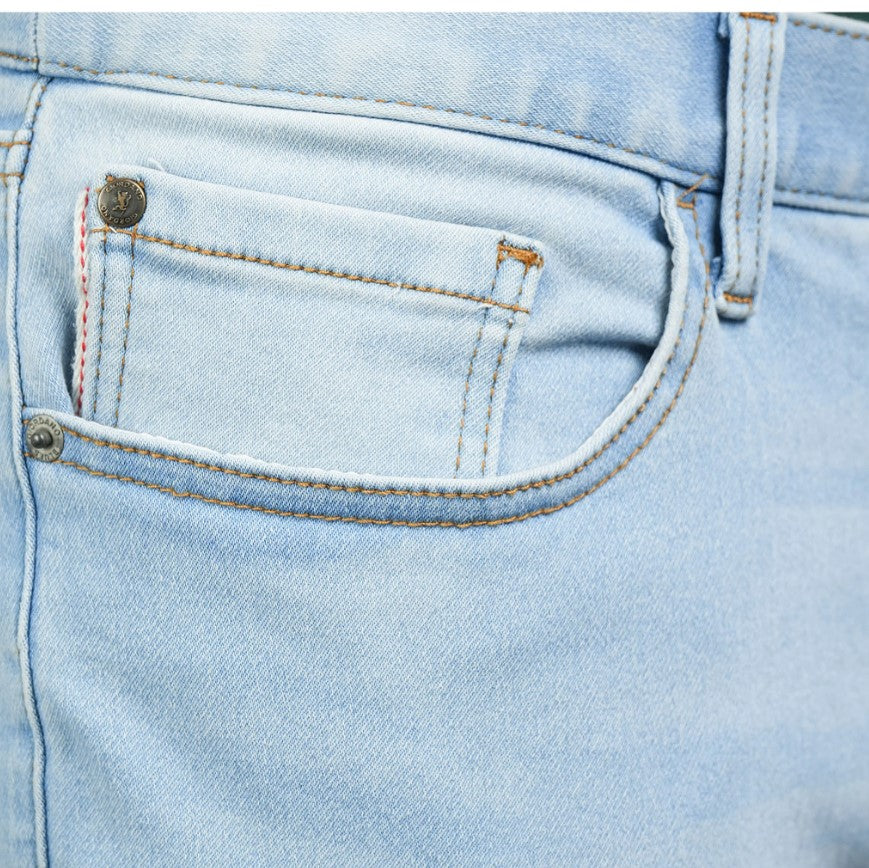 Cotton/Polyester/Spintex Denim Low Rise Skinny Triple Jeans