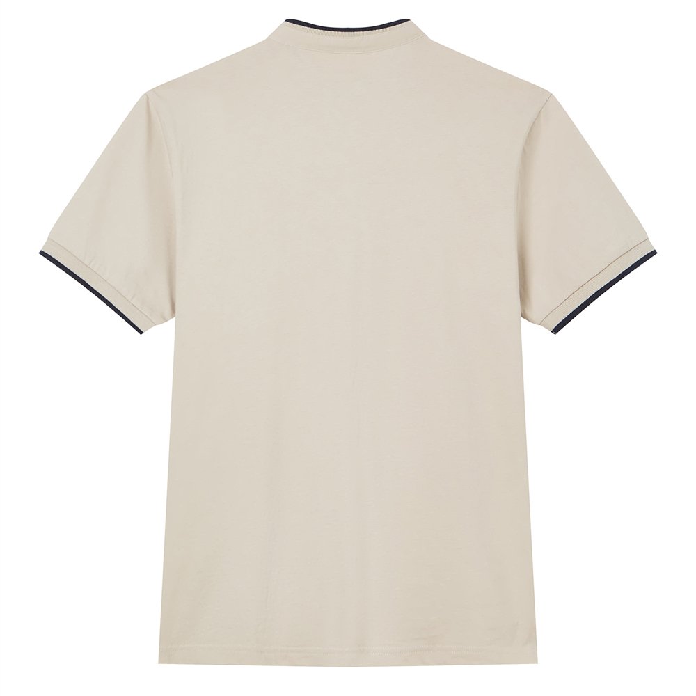 Men's Cotton Jersey Henley Short Sleeve Slim Fit Tee