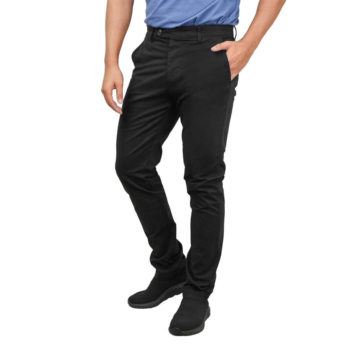Men's Cotton Spandex Twill Slim Fit Khakis