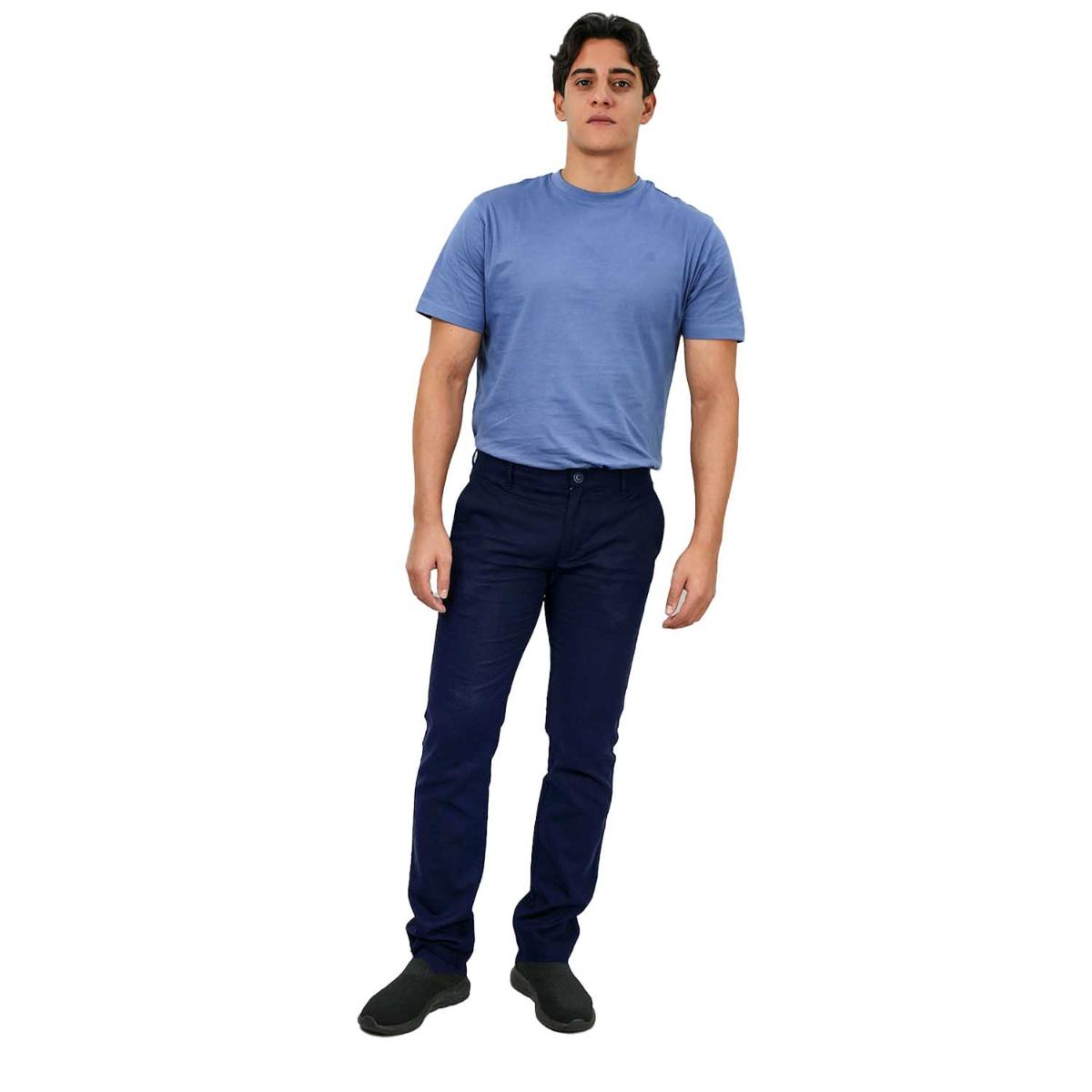 Men's Low Rise Slim Fit Cotton Twill Khakis