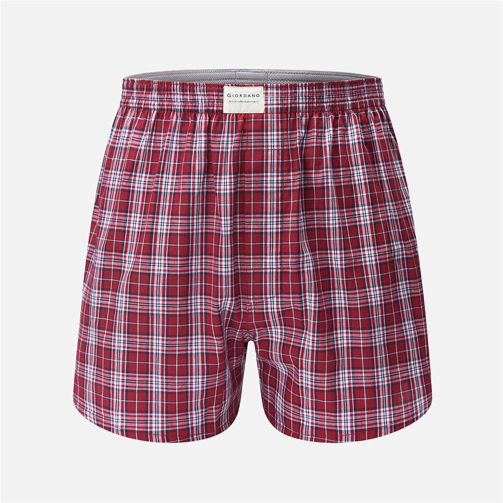 Men's Regular Fit Cotton Poplin Boxers 3-Pack