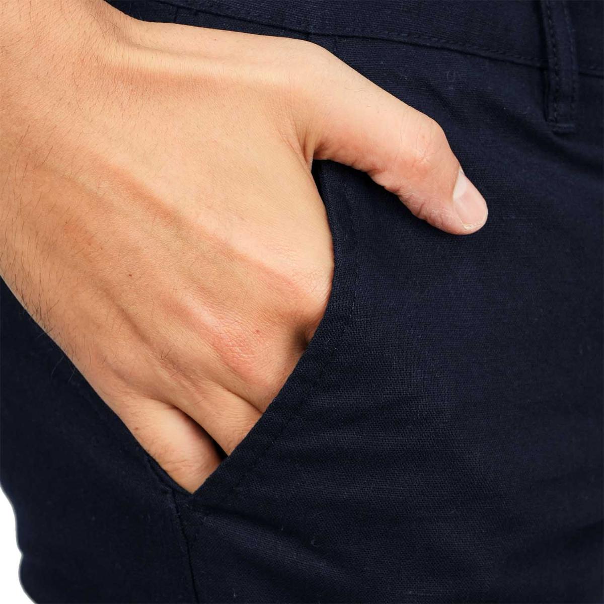 Men's Low Rise Slim Fit Cotton Twill Khakis