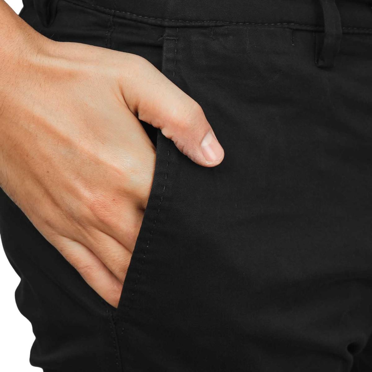 Men's Cotton Spandex Twill Slim Fit Khakis