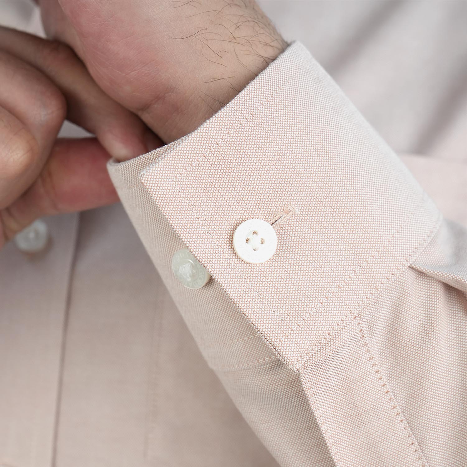 Men's Wrinkle-Free Cotton Oxford Long Sleeve Shirt