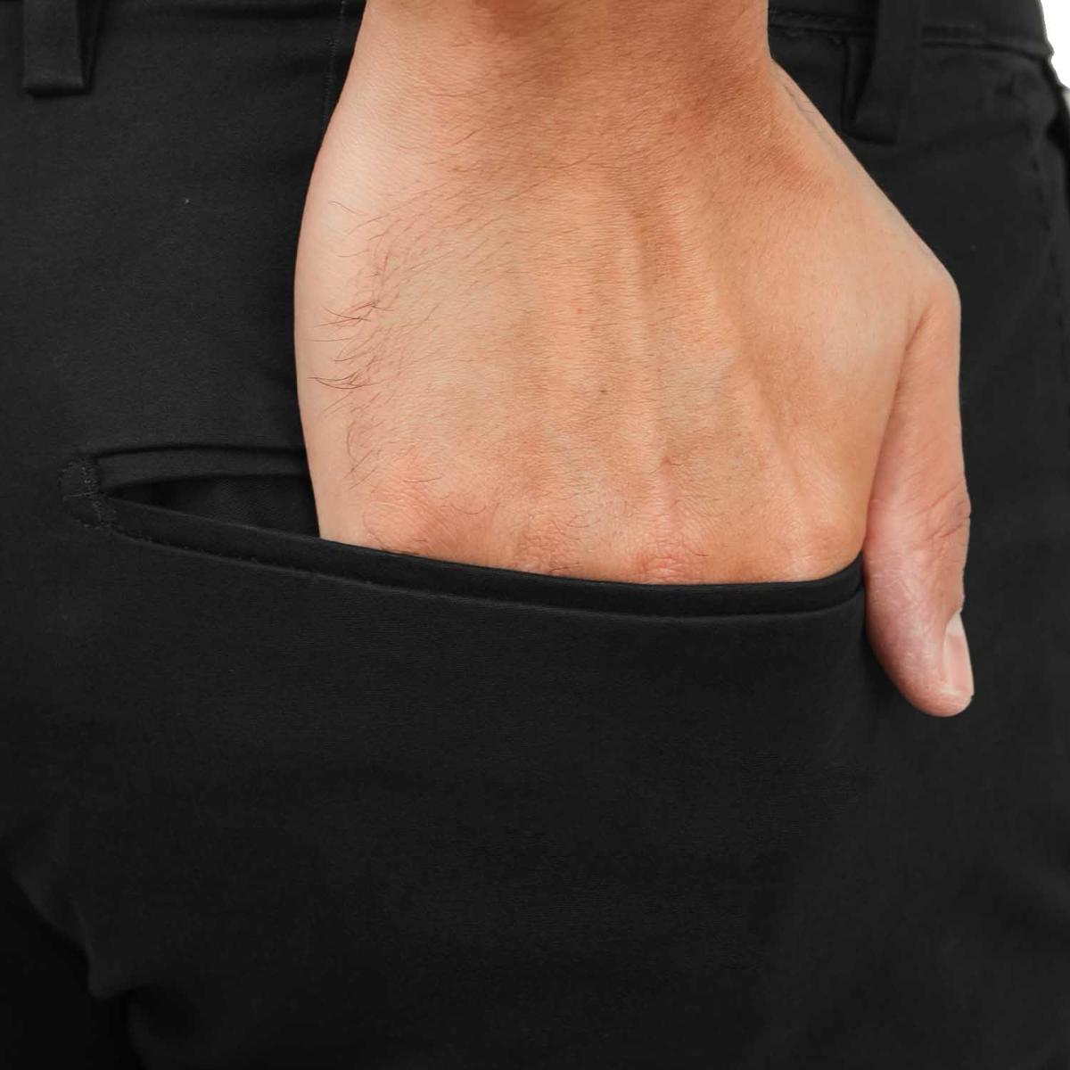 Men's Cotton Spandex Twill Slim Fit Khakis