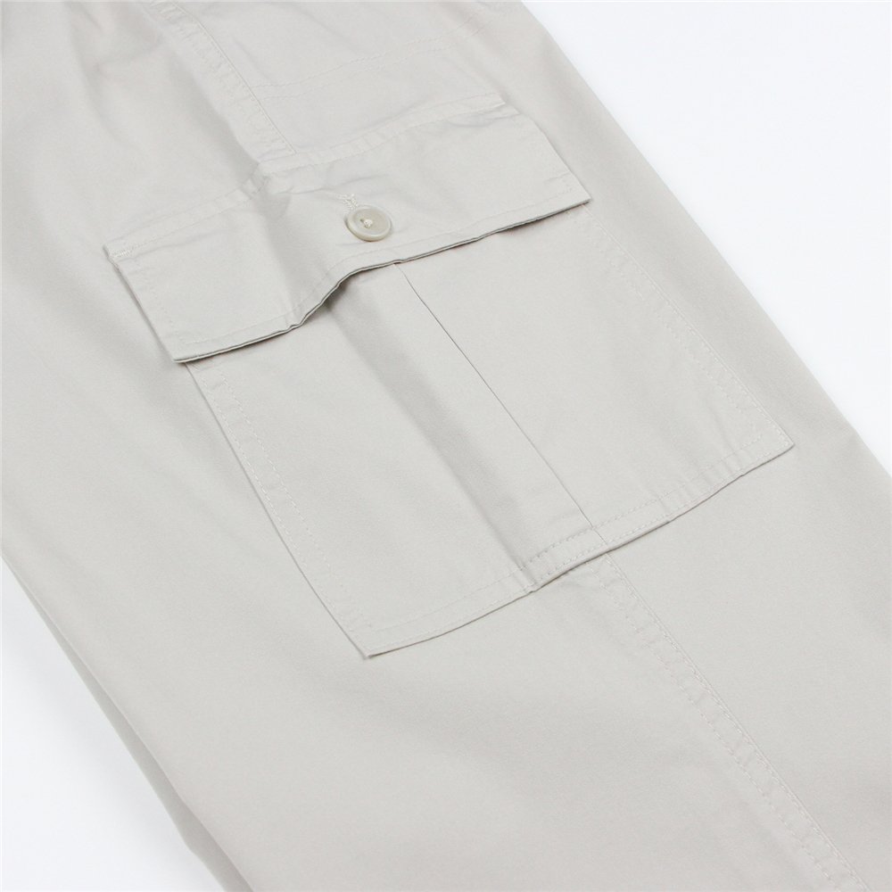 Men’s Relaxed Stretch Twill Cargo Khakis
