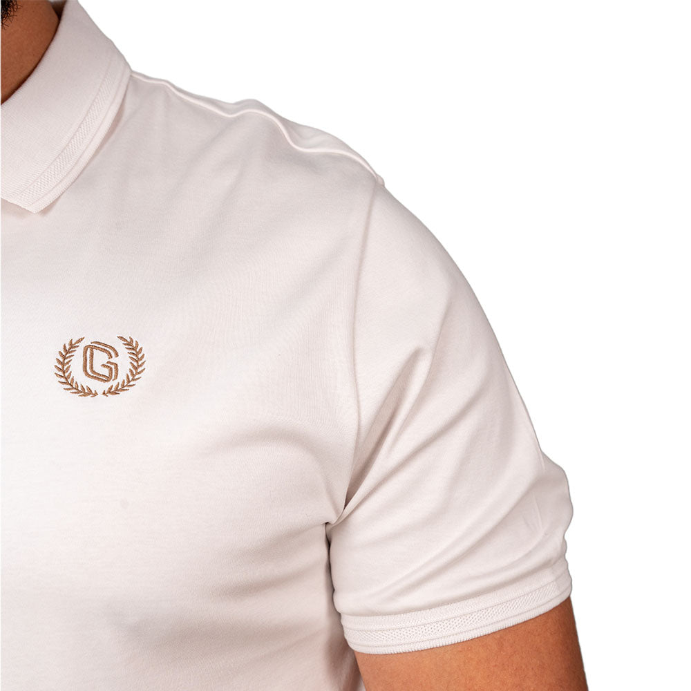 Men's Slim Fit Interlock Polo With Embroidery - Liquid Touch