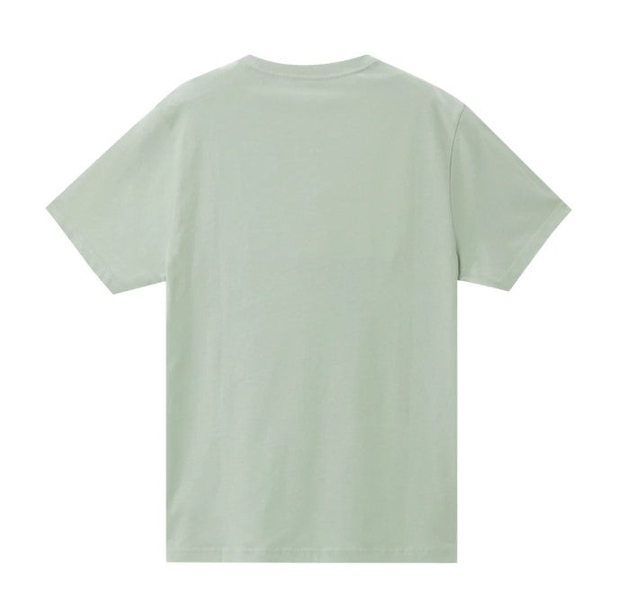 تي شيرت قطني جيرسي بطبعة نحيفة وأكمام قصيرة ورقبة دائرية