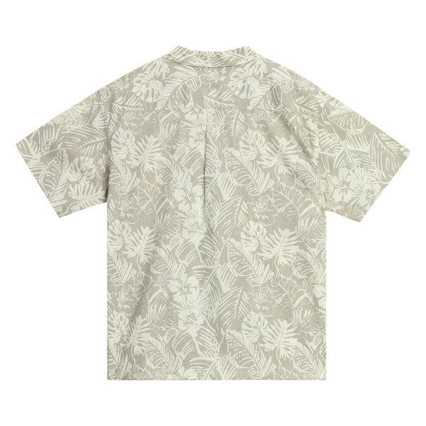 Men's Linen Cotton Short Sleeve Relax Shirt